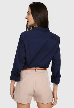 Camisa Azul-Rojo Us Polo Assn