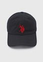 Gorra Negro-Rojo Us Polo Assn de US Polo Assn