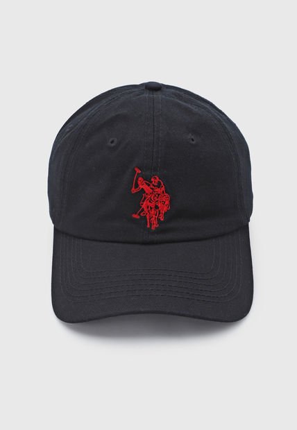 Gorra Negro-Rojo Us Polo Assn
