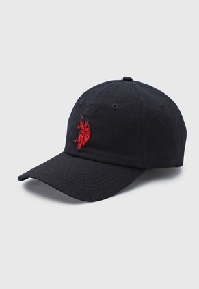 Gorra Negro-Rojo Us Polo Assn