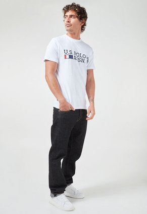 Camiseta Blanco-Azul Navy-Rojo Us Polo Assn