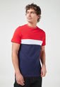 Camiseta Rojo-Azul Navy-Blanco Us Polo Assn de US Polo Assn