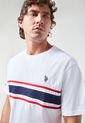 Camiseta Blanco-Azul Navy-Rojo Us Polo Assn de US Polo Assn