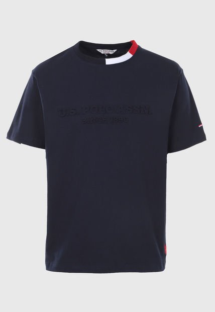 Camiseta Azul Navy-Rojo-Blanco US POLO ASSN