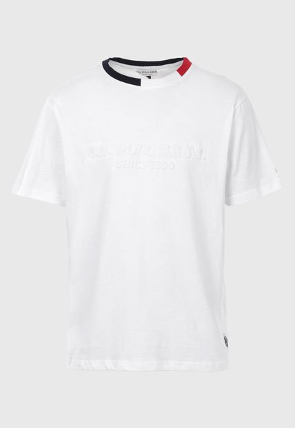 Camiseta Blanco-Azul Navy-Rojo US POLO ASSN