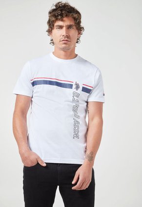 Camiseta Blanco-Azul Navy-Rojo Us Polo Assn