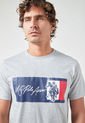 Camiseta Gris-Azul Navy-Rojo Us Polo Assn de US Polo Assn