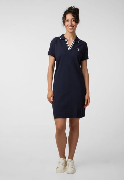 Vestido Azul Navy-Blanco-Rojo US POLO ASSN