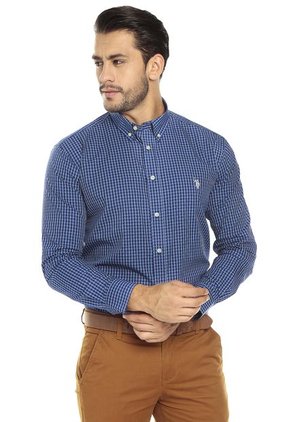 Camisa Azul US Polo Assn