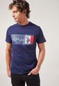 Camiseta Azul Navy-Rojo-Blanco Us Polo Assn de US Polo Assn