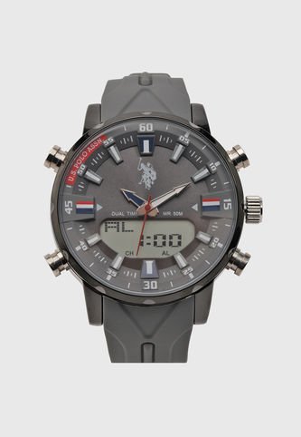 Reloj Gris-Negro Us Polo Assn US Polo Assn