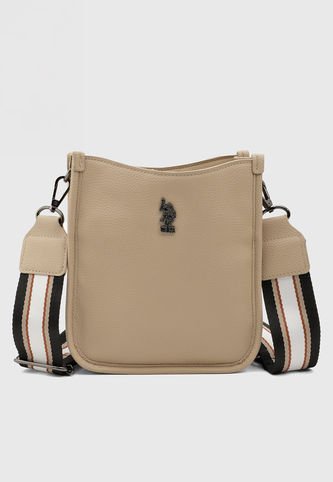 Bolso Manos Libres U.S. POLO ASSN. Beige US Polo Assn