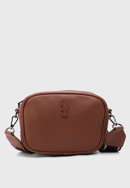 Bolso Manos Libres Camel-Negro-Terracota Us Polo Assn