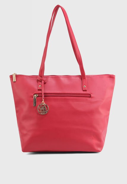 Bolso Rojo-Dorado Us Polo Assn