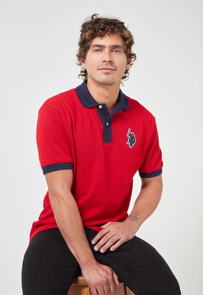 Polo Rojo-Azul Navy-Blanco Us Polo Assn