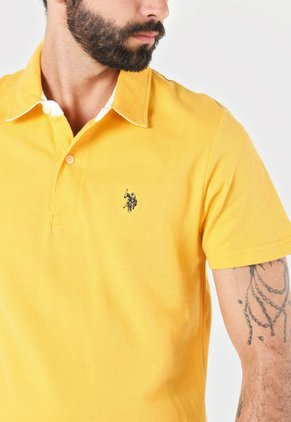 Polo Mostaza-Beige Us Polo Assn