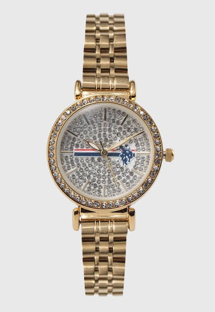 Reloj Dorado Us Polo Assn