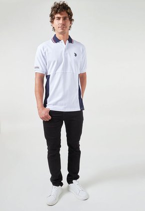 Polo Blanco-Azul Navy-Rojo Us Polo Assn