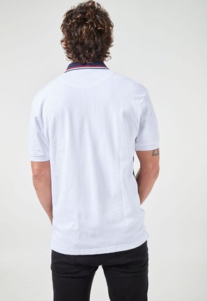 Polo Blanco-Azul Navy-Rojo Us Polo Assn