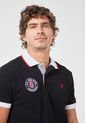 Polo Negro-Blanco Us Polo Assn de US Polo Assn