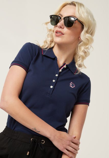Polo Azul Navy-Rojo Us Polo Assn