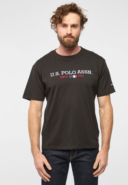 Camiseta Negro-Blanco-Rojo US POLO ASSN