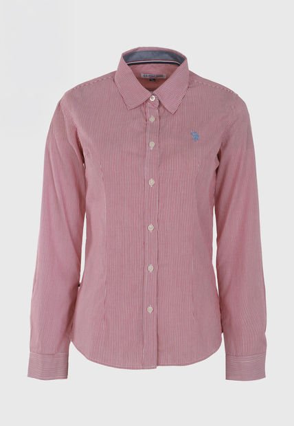 Camisa Blanco-Rojo US POLO ASSN