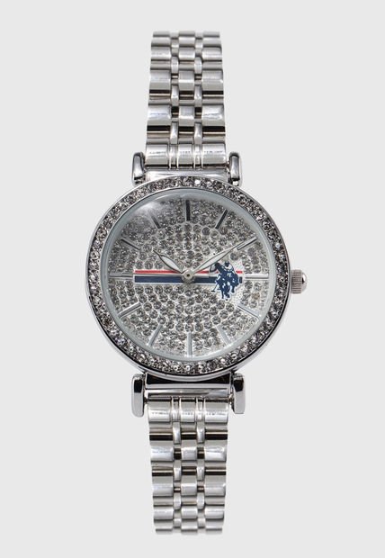 Reloj Plateado Us Polo Assn