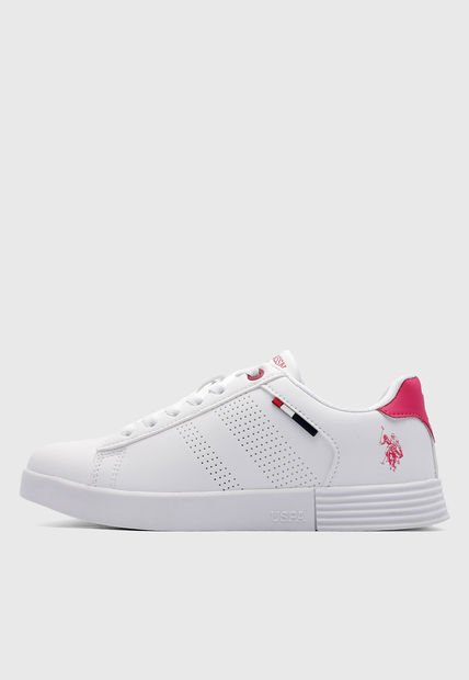 Tenis Blanco-Fucsia US POLO ASSN