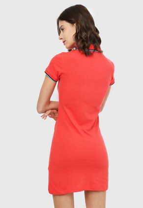 Vestido Coral-Azul Us Polo Assn