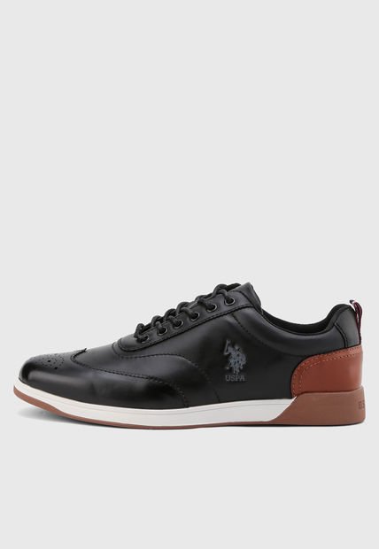 Tenis Negro-Blanco US POLO ASSN