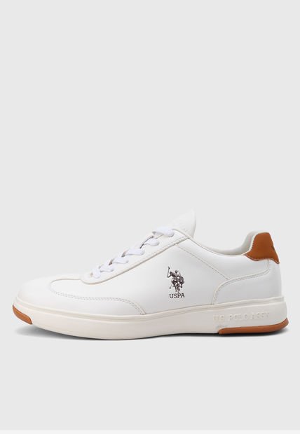 Tenis Blanco-Ocre US POLO ASSN