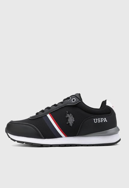 Tenis Lifestyle Negro-Azul Navy-Blanco-Rojo US POLO ASSN