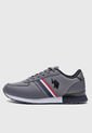 Tenis U.S. POLO ASSN. Gris de US Polo Assn