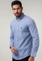 Camisa Azul-Blanco Us Polo Assn de US Polo Assn