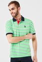 Camiseta Verde-Blanco-Azul Us Polo Assn Masculino de US Polo Assn