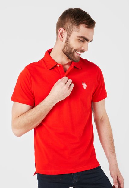 Camiseta Naranja Us Polo Assn Masculino