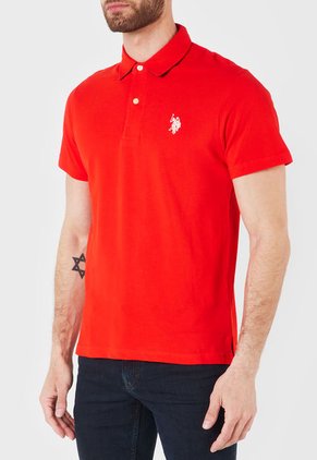 Camiseta Naranja Us Polo Assn Masculino