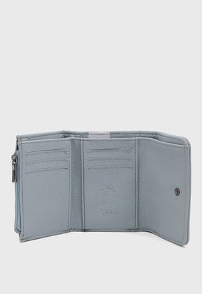Billetera U.S. POLO ASSN. Azul Grisáceo