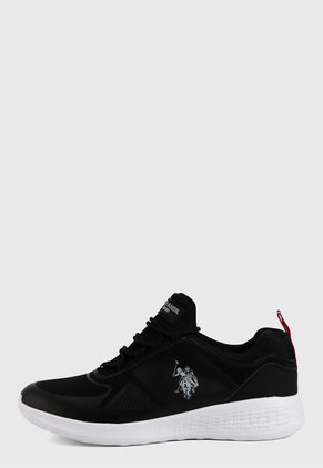 Tenis Negro-Blanco Us Polo Assn