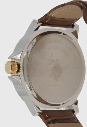 Reloj Dorado-Negro-Café Us Polo Assn