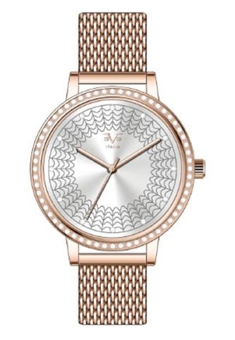 V1969 Italia - Reloj Oro Rosa V1969-1121-14 Mujer Colección De Lujo