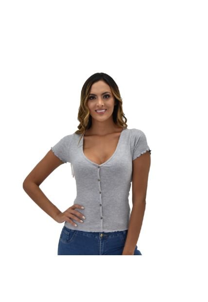 blusas de manga corta de moda