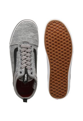 Tenis Skateboarding Gris-Negro-Blanco Vans Ward Alt Closure