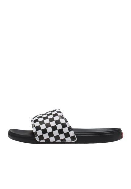 Sandalias Vans Unisex La Costa Slide-On Negro - Blanco