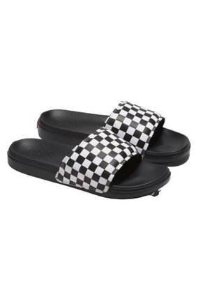 Sandalias Vans Unisex La Costa Slide-On Negro - Blanco