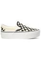 Tenis Mujer Vans Ua Classic Slip-On S Negro Cuadros Vans de Vans