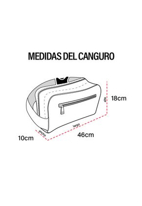 Canguro Vans Ranger Waist Pack Unisex-Negro/Blanco