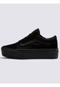 Tenis Mujer Vans Ua Old Skool Stackfo Negro Vans de Vans