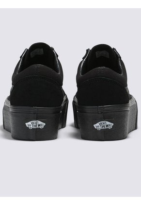 Tenis Mujer Vans Ua Old Skool Stackfo Negro Vans